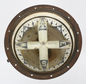 A 19th Century E.S. Ritchie, Boston Ship's Compass