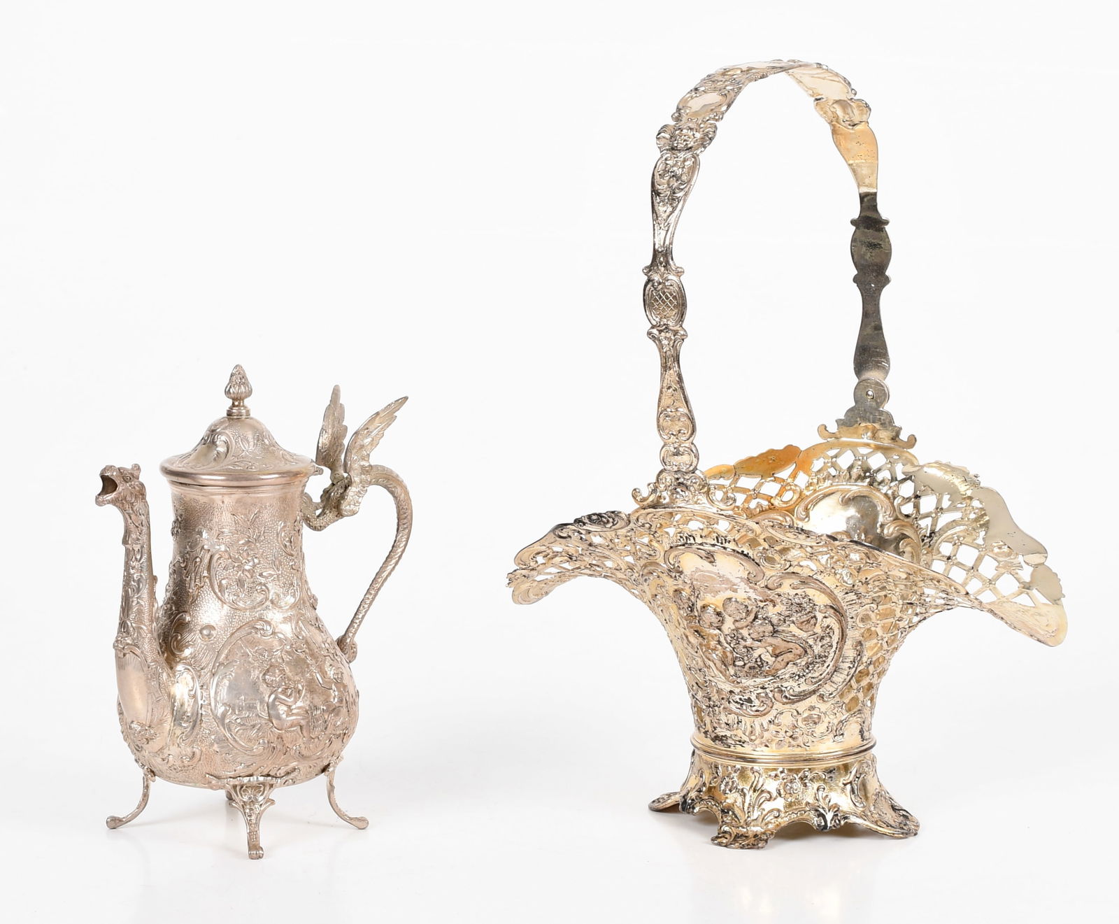 Two Pieces of Continental Silver Hollowware (1 of 14)