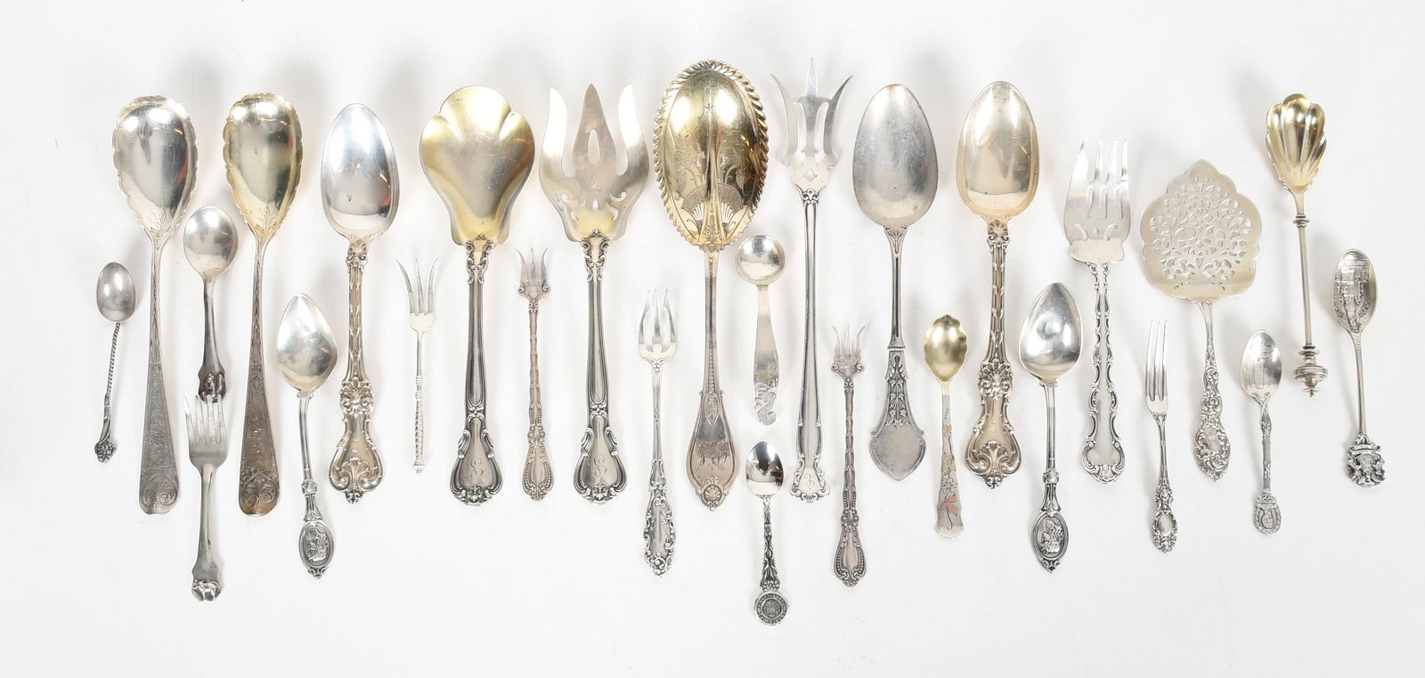 A Group of Sterling Silver Flatware (1 of 14)