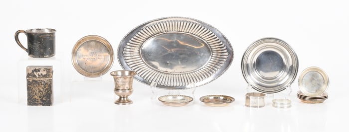 A Group of Sterling Silver Estate Items