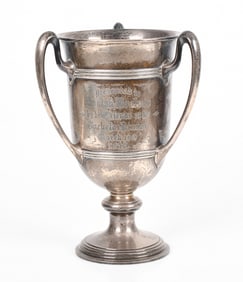 A Large Sterling Silver Gorham Trophy
