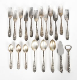A Set of Sterling Silver Flatware by S. Kirk and Son