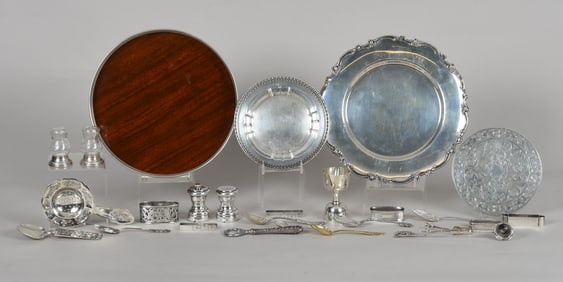 A Group of Sterling Silver Estate Tableware
