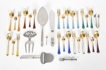 Scandinavian Silver Flatware, David Anderson, Georg Jensen