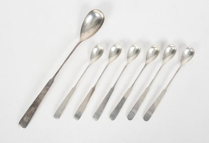 A Sterling Iced Tea Set, Old Newbury Crafters, ONC