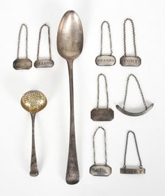 A Group of English Sterling Silver Articles