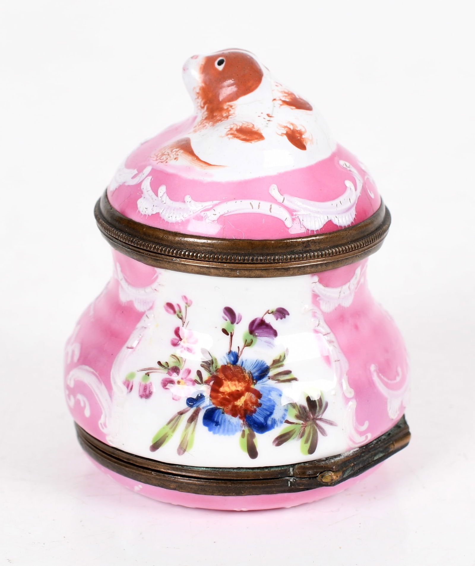 An English Bilston Battersea Enameled Nutmeg Grater (1 of 8)