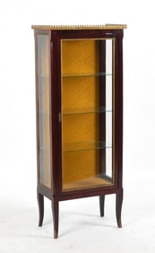 Louis XV/XVI Transitional Style Hardwood Vitrine, 20th Century