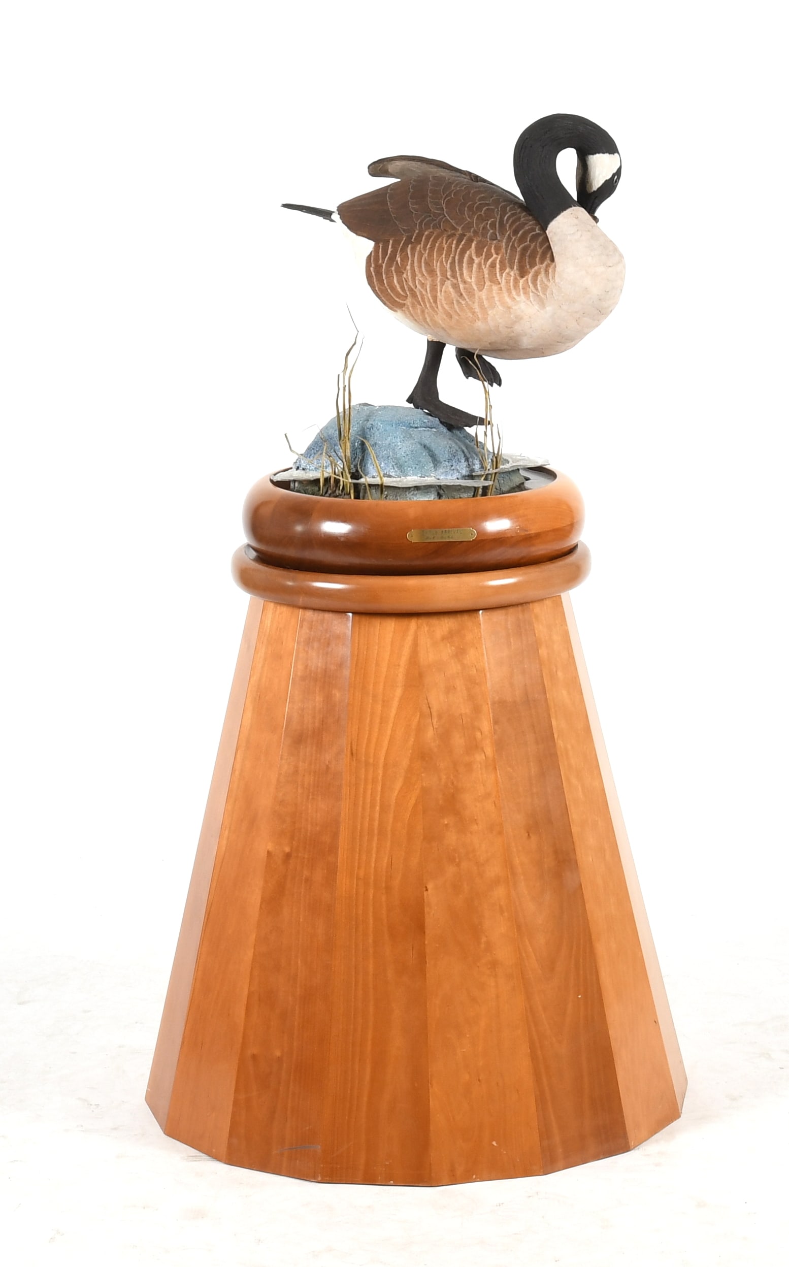 Leo E. Osborne (Born 1947) Life Sized Canada Goose Carving (1 of 10)