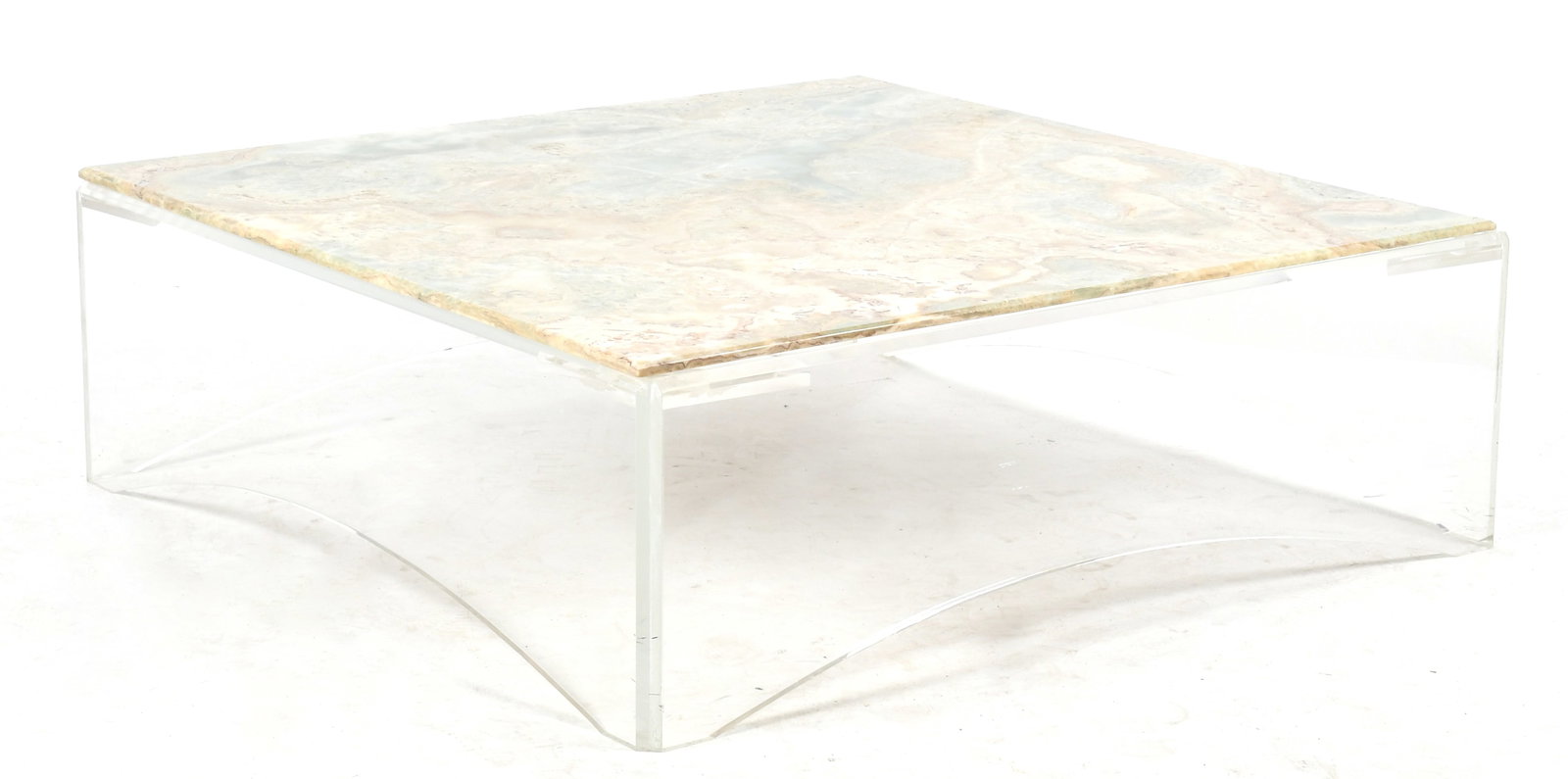 Vladimir Kagan Onyx and Lucite Coffee Table (1 of 7)