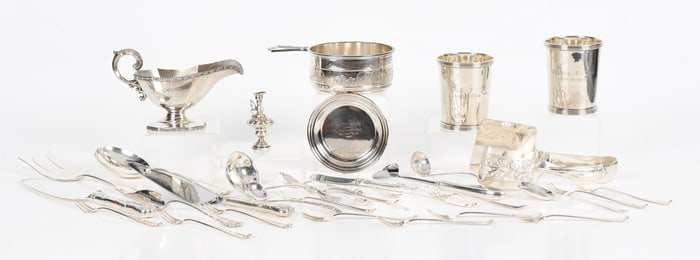 A Group of American Sterling Silver Tableware