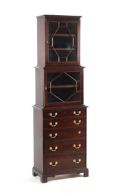 Winterthur Country Estate Collection' Mahogany Bookcase by Hickory Chair
