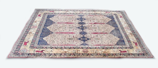 Lavar Kerman Carpet, Southeast Persia, 17ft 5in x 14ft 9in