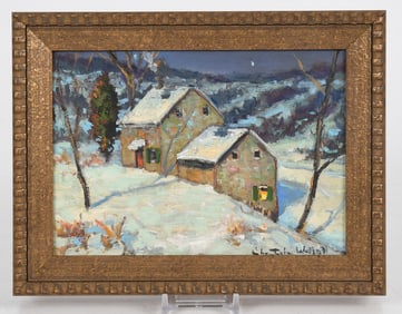 Christopher G. Willett (Born 1959) Full Moon Tinicum, Bucks County Pa