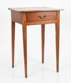 Mid-Atlantic Federal Cherry One Drawer Stand, Circa 1800