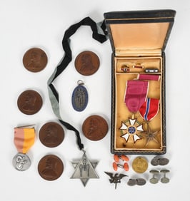 Group of Medals, United States Military and Local