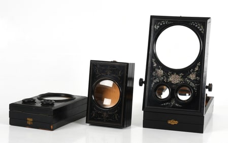 Three French 19th Century Graphoscopes