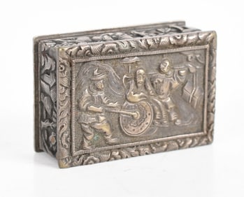 A Chinese Export Silver Vinaigrette c. 1840