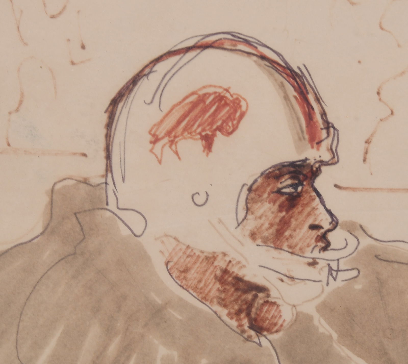 LeRoy Neiman (1921 - 2012) Mixed Media, O.J. Simpson (1 of 4)