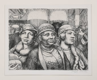 Kenneth Hayes Miller (1876 - 1952) Etching