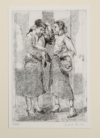 Isabel (Wolff) Bishop (1902 - 1988) Etching