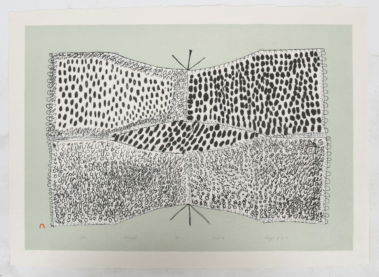 Sheojuk Etidlooie (b. 1929 -99), Lithograph (1 of 5)