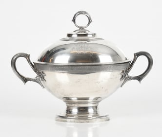 Tiffany and Co. Sterling Silver Tureen, Circa 1870