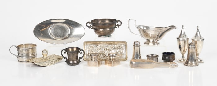 Group of Silver Tableware