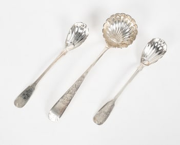 Three Samuel Kirk & Son Silver Serving Pieces
