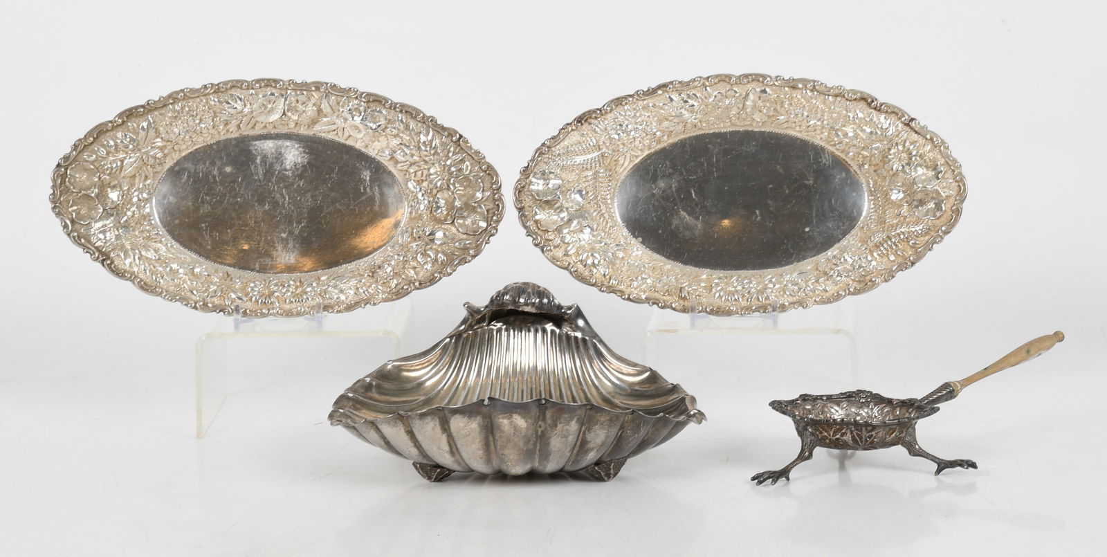 Three Sterling Dishes and a Strainer (1 of 13)