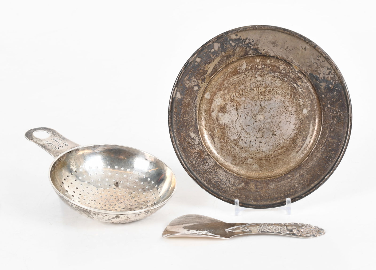 Three Pieces of Silver, 19th-20th Century (1 of 8)