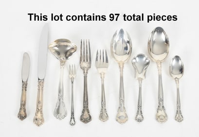 Sterling Silver Flatware Service, Gorham Chantilly