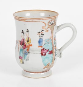 Chinese Export Porcelain Mug, 18th Century