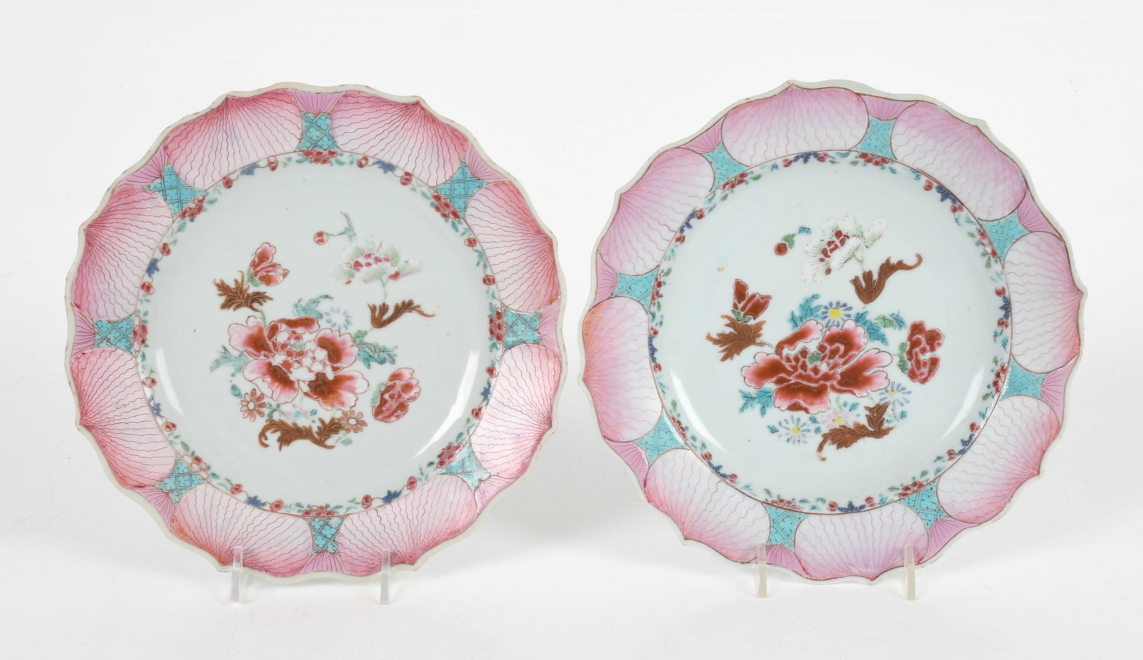 Pair of Chinese Export Porcelain Plates, Circa 1760 (1 of 6)
