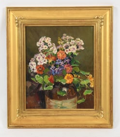 George Gardner Symons (American, 1863-1930) "Old Fashioned Flowers"