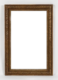 Neoclassical Style Carved Giltwood and Gesso Frame / Mirror, 19th Century