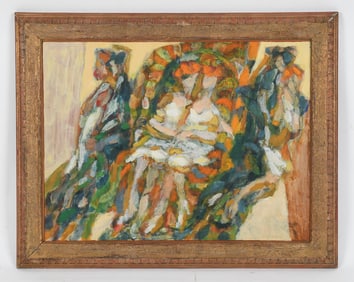 Harry Sefarbi (American, 1917-2009) Untitled, 1967, Oil on Canvas
