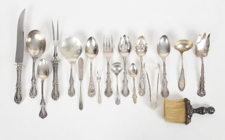 A Group of American Sterling Silver Flatware