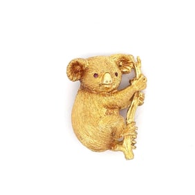 18K yellow gold Koala Bear Pin