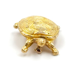 14K Craig Drake Turtle Pin