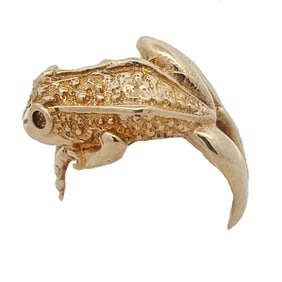 14K Yellow gold Frog Ring