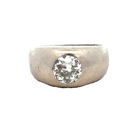 14K Gold 1.00ct Old Mine Cut Diamond Ring