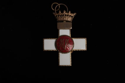 A Spanish Enameled Cross, Order of Military Merit