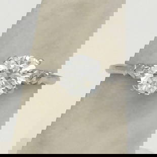 Art Deco Platinum 1.28ct Diamond Engagement Ring GIA cert: Art Deco platinum engagement ring with a 1.28ct diamond in the center and on either side are .05pt marquise shape diamonds. The diamond comes with a GIA cert stating the diamonds is 1.28cts VS2 clarit