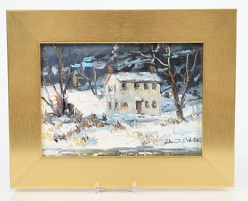 Christopher G. Willett (Bucks County, Born 1959) Hilltown, The Old Farm House