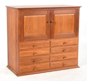 Thomas Moser Shaker Style Cherry Cabinet, Auburn, Maine, Dated 2005