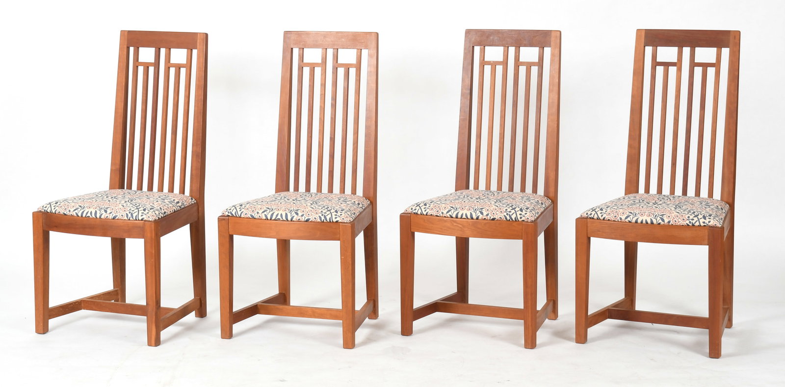 Four Thomas Moser Arts and Crafts Style Cherry Dining Chairs, Dated 2001 (1 of 10)