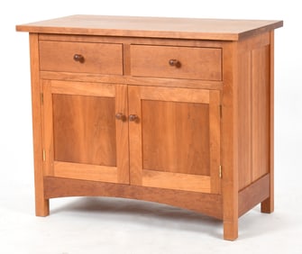 Thomas Moser Small Cherry Side Cupboard, Auburn, Maine, Modern