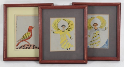 Three Pieces of American Folk Art, 19th Century