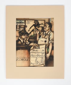 American School, (20th Century) Watercolor